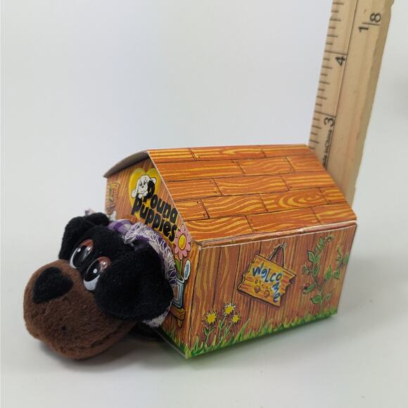 1998 Pound Puppies Plush 10/12 Mary Meyer Doghouse Puppy Dog Collectible Box - Picture 8 of 10